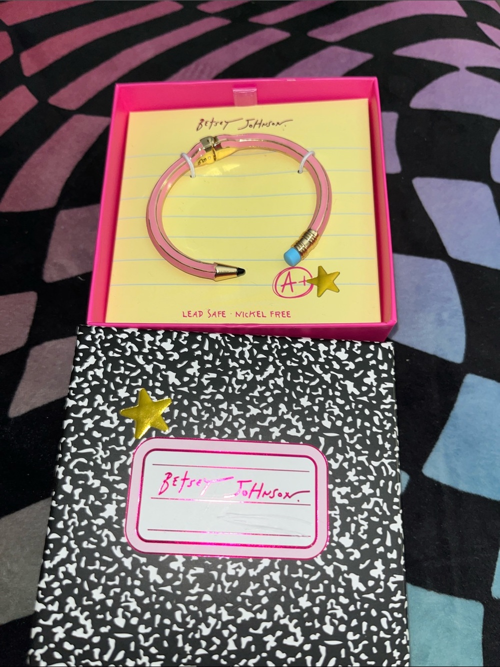 ✨BNWT Betsey Johnson Pencil Cuff Bracelet!OS!BNWT!NEVER WORN!BRAND NEW✏️💍